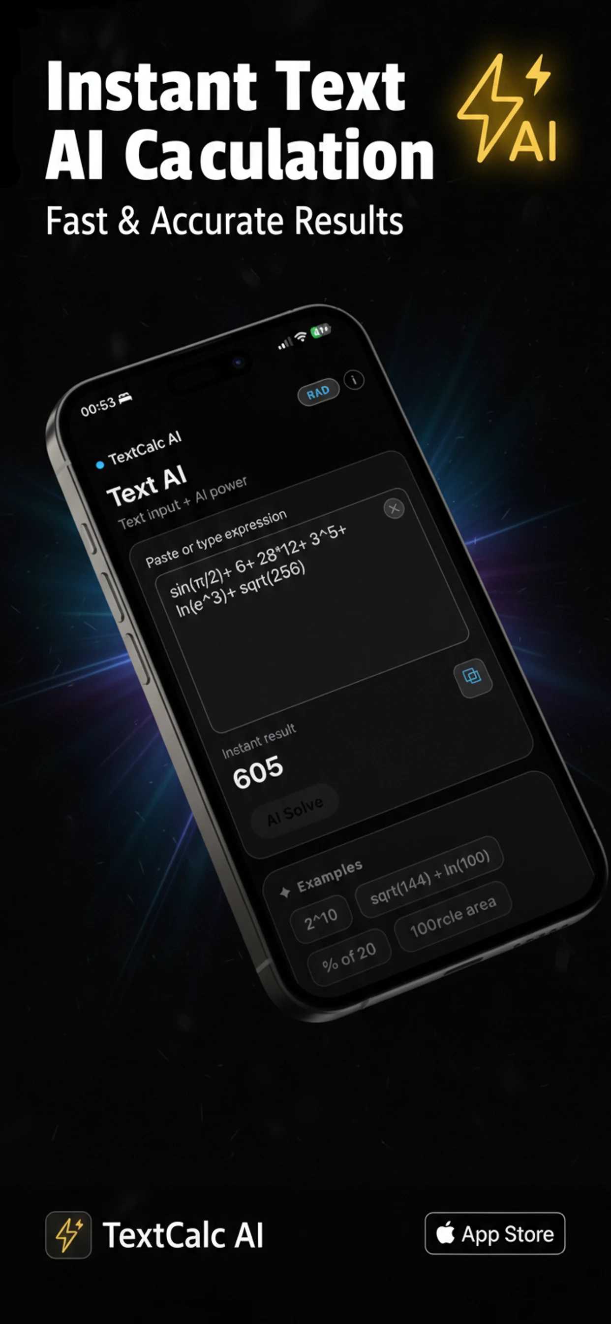 TextCalc AI feature poster 1