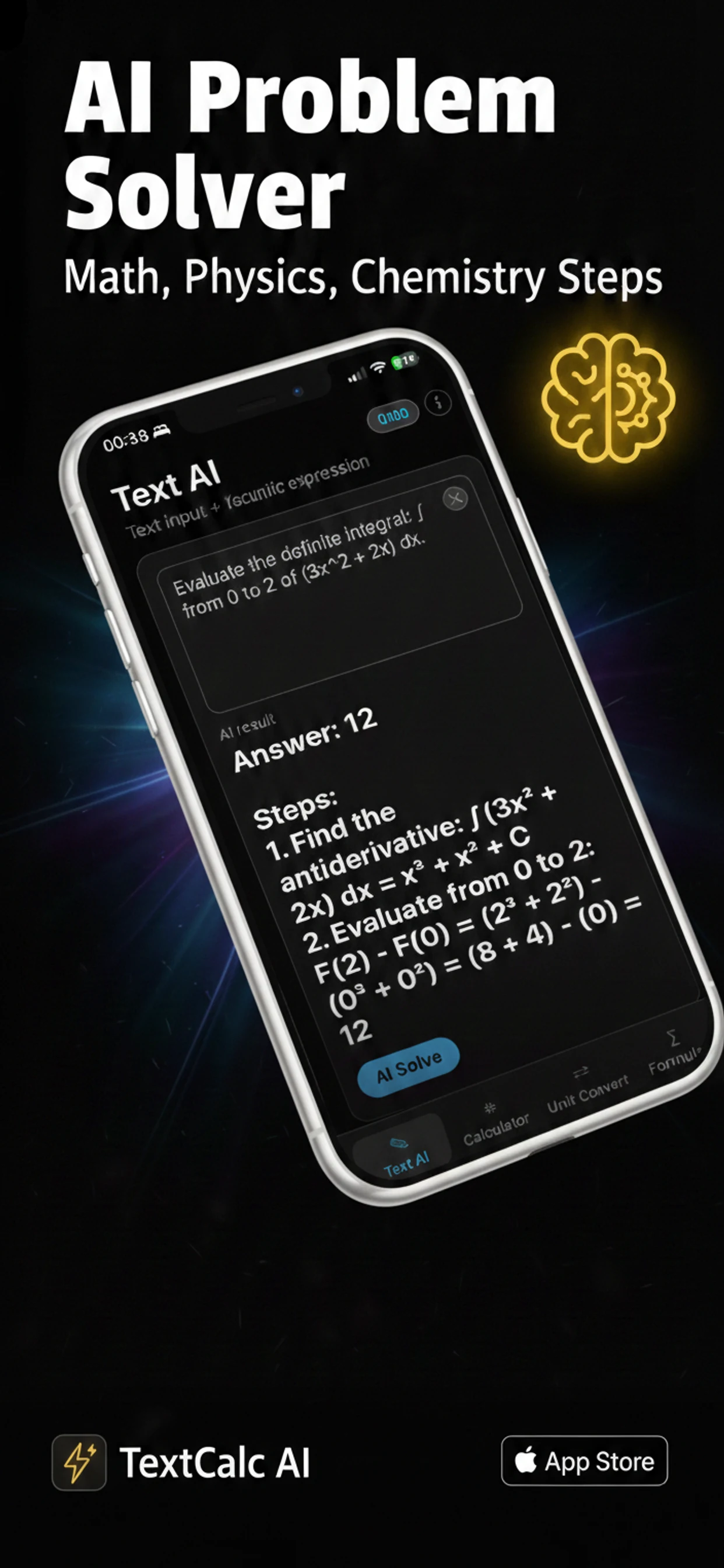 TextCalc AI feature poster 2